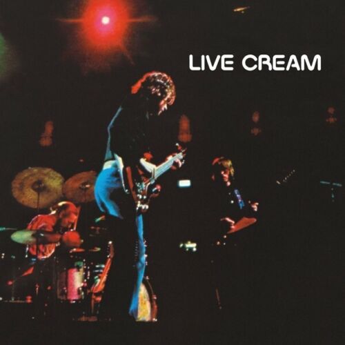 Cream Live Cream 2015 Back To Black vinyl LP, 1960s blues-rock live album, iconic on stage cover art