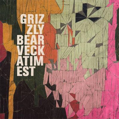 The cover art for Grizzly Bear's album 'Veckatimest', featuring a geometric and abstract design in multiple colors.