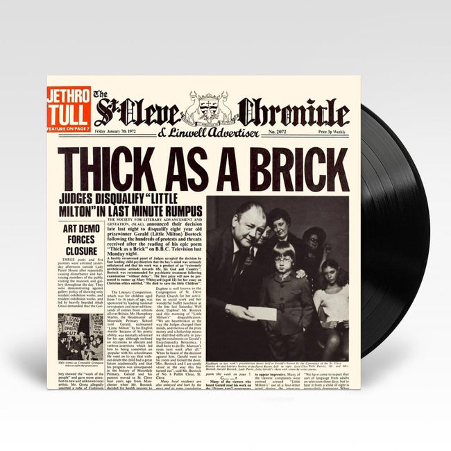 Jethro Tull ‎ Thick As A Brick, Vinyl LP. Hat Hill Gallery