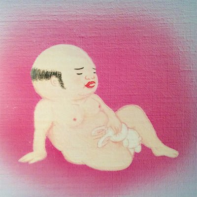 The image features the album cover of "Jim O'Rourke - Eureka, Vinyl LP" with an artistic depiction of a reclining figure on a pink background.
