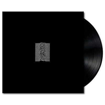 Unknown Pleasures vinyl by Joy Division, post-punk collectible vinyl, iconic black cover with white pulsar waveform