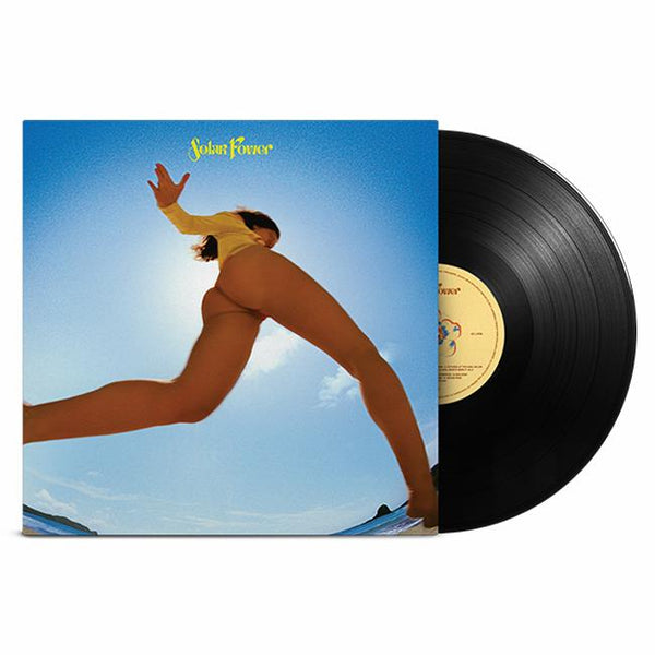 Lorde's 'Solar Power' album cover, featuring a vinyl LP record with a blue background and an image of Lorde jumping on the cover.