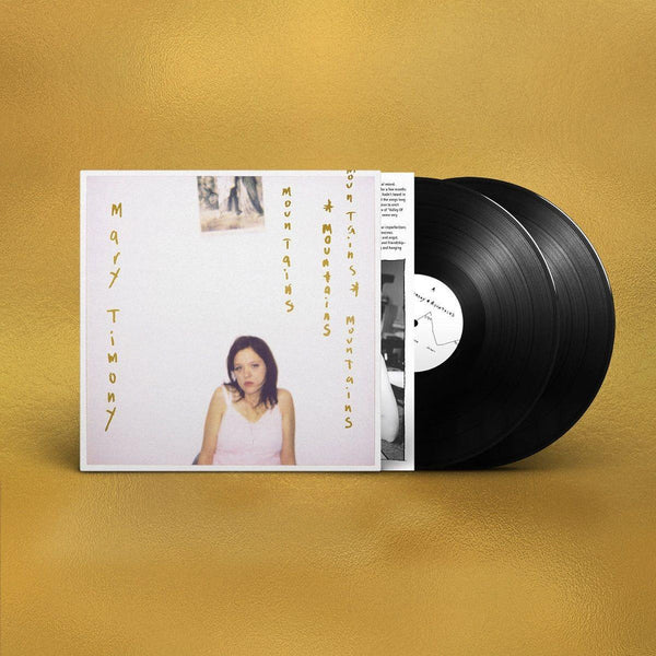 Mountains vinyl LP by Mary Timony, 2x indie rock LP; melodic guitar and vocal-driven album. Portrait of Mary on the front cover