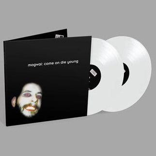 Come On Die Young vinyl by Mogwai, 2x clear collectible vinyl LP, post-rock; minimalist artwork