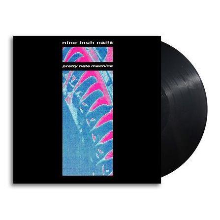 Nine Inch Nails Pretty Hate Machine vinyl LP, blue and pink cover, industrial rock album