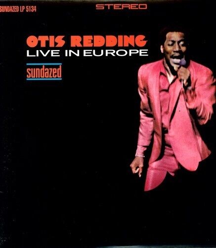 Otis Redding Live In Europe vinyl LP, 1967 soul/R&B album cover