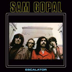 Sam Gopal Escalator ACL0042 reissue vinyl LP, psychedelic rock album, exotic percussion, cover is a band photo