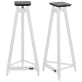 image of white Solidsteel SS-7 tripod speaker stands