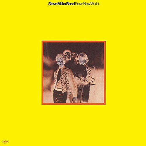 Steve Miller Band Brave New World vinyl LP, 1969 classic rock album, psychedelic cover showing band members 