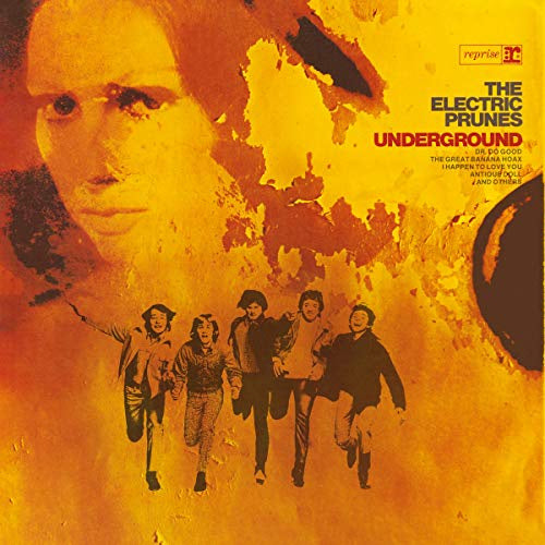 The Electric Prunes Underground vinyl LP, colourful psychedelic cover, 60s rock album