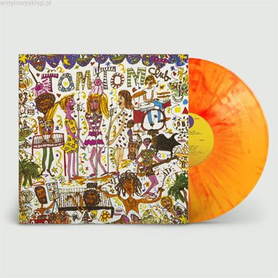 cover art of Self-Titled tropical yellow & red vinyl LP by Tom Tom Club